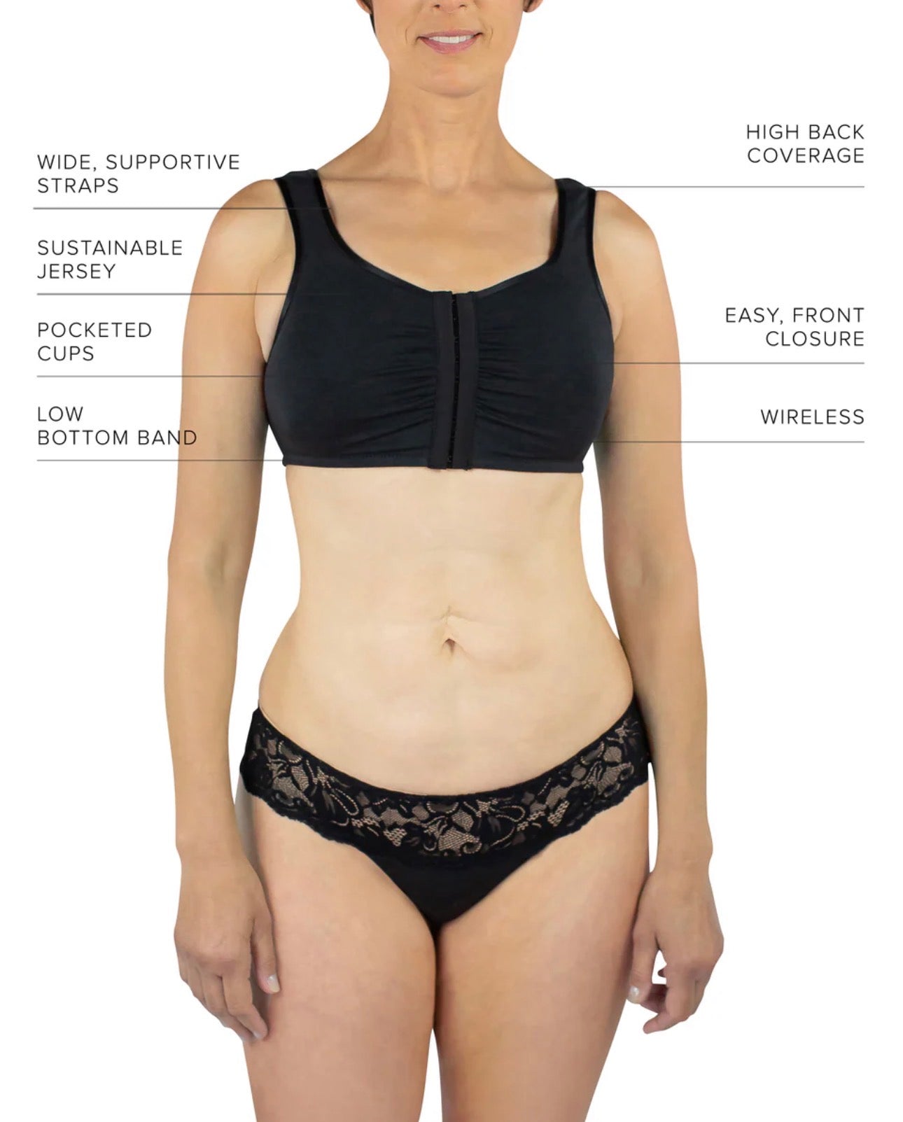 Maia Front Close Bra by Everviolet
