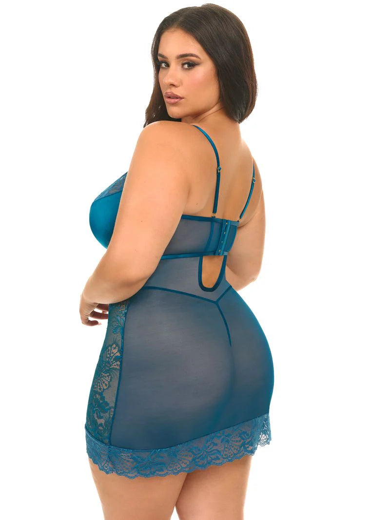 CURVY LIV LACEY BABYDOLL DRESS by Ooh La La Cheri (Paris)