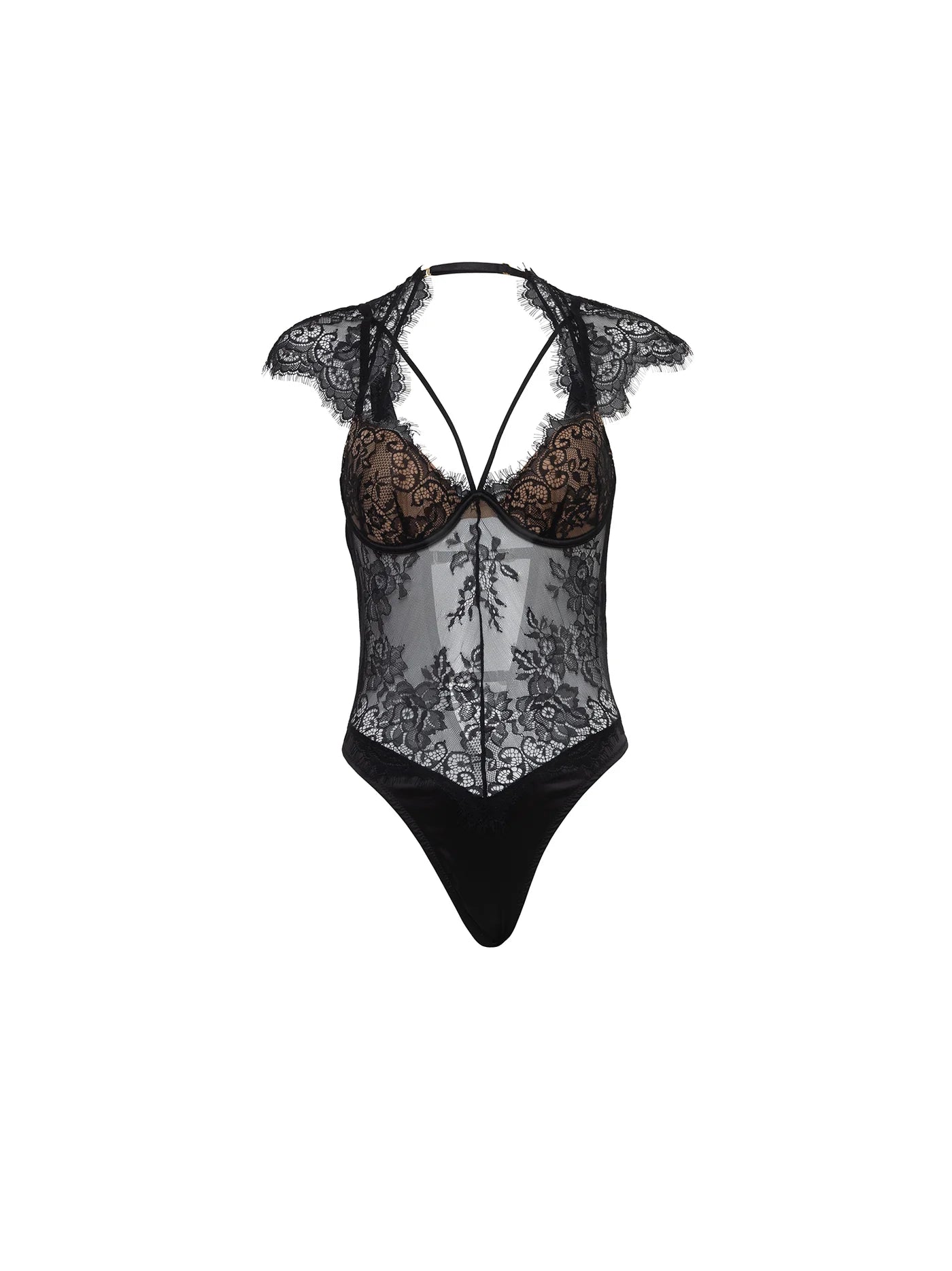 MADELYN LACE CAGE TEDDY by Ooh La La Cheri