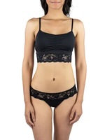 Astrid Jersey Bralette with Lace by Everviolet