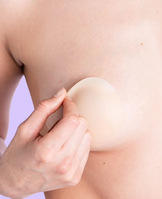 Bare It All Nipple Covers M - Reusable Round Silicone Nipple Covers Medium (Cups A & B)