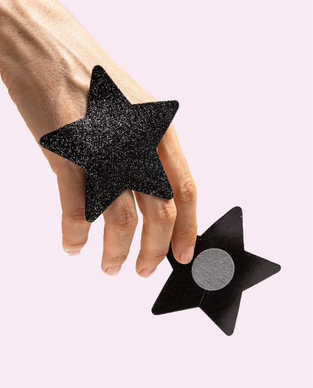 Star Of The Night - Single-Use Nipple Cover Stickers, 2 Pairs.