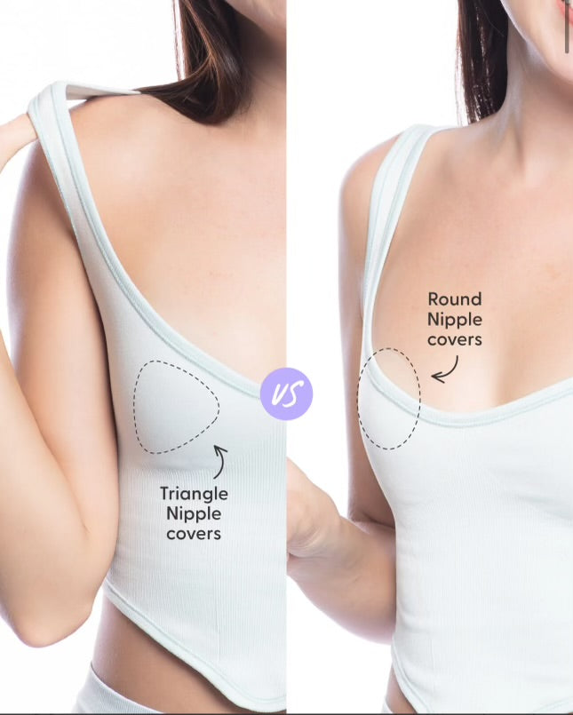 Angle My Way - Reusable Triangular Silicone Nipple Covers